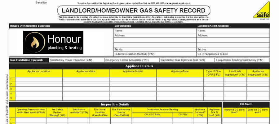 gas safety certificate Manchester